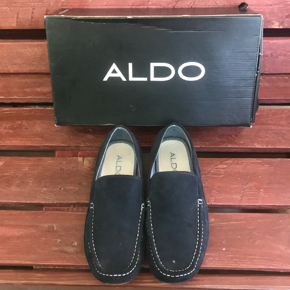 Blue suede ALDO Folcos